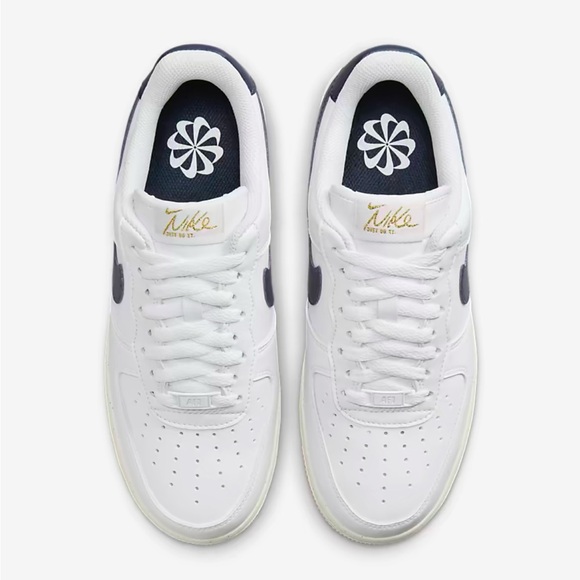 New Women’s Nike Air Force 1 ‘07 Next Nature Navy Blue Size 8.5 main image 3